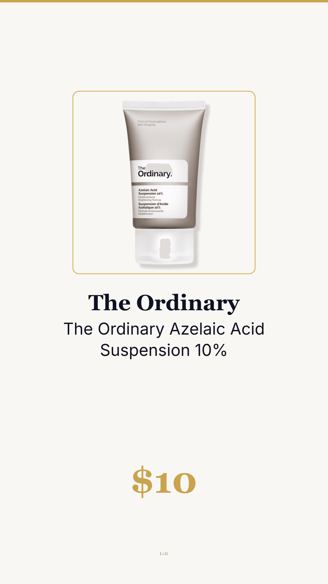 The Ordinary Azelaic Acid Suspension 10%